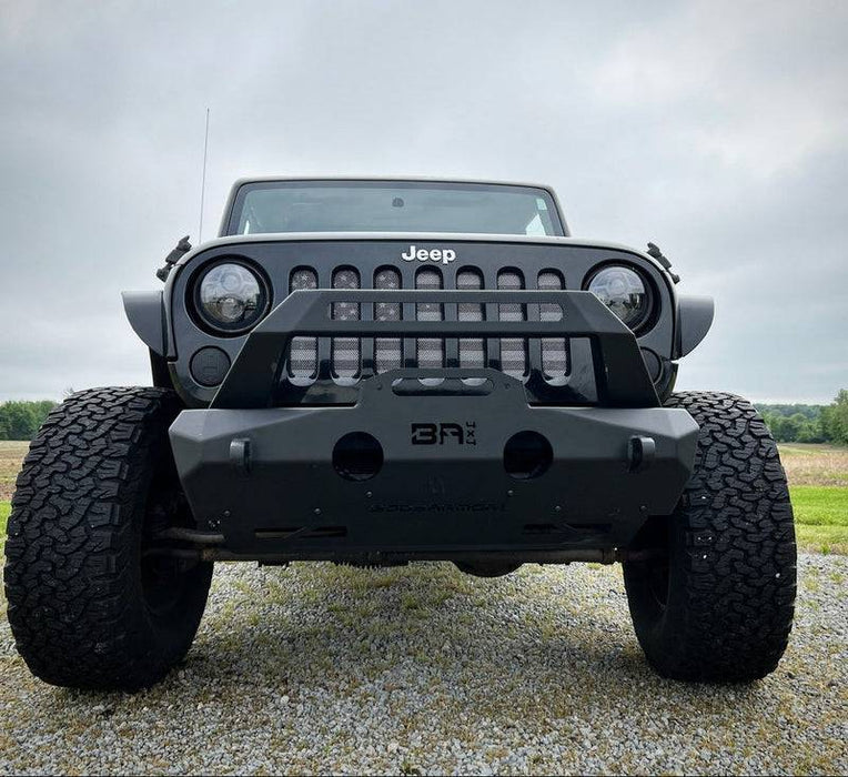 Body Armor JP-19535 Stubby Front Bumper for Jeep