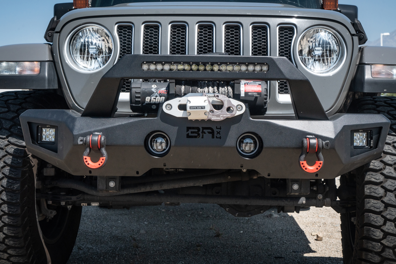 Body Armor JP-19536 Mid-Width Front Bumper for Jeep