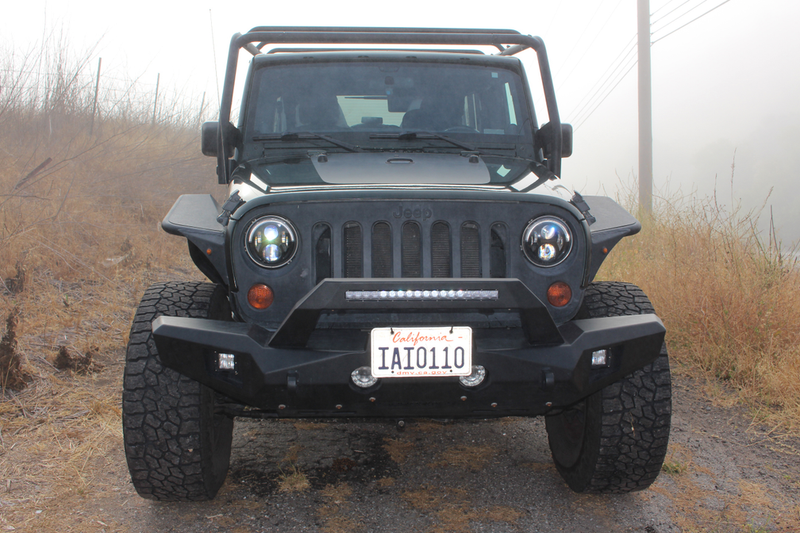 Body Armor JP-19537 Full Width Front Bumper for Jeep