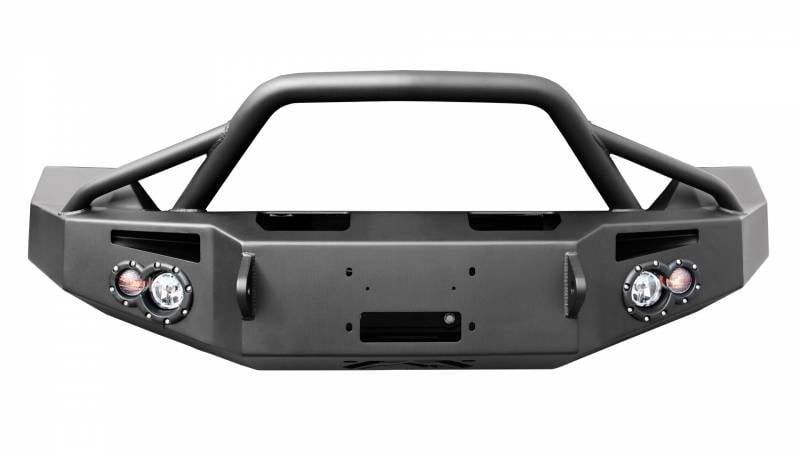 Fab Fours FF09-H1952-1 Premium Front Bumper w/ Pre Runner Guard for Ford F-150 2009-2014