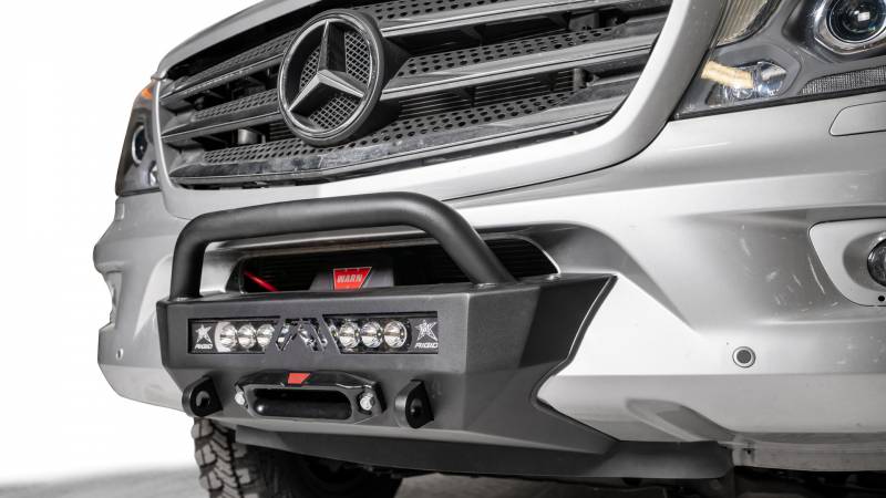 Fab Fours MB17-N4652-1 Semi-Hidden Winch Mount w/ Pre Runner Guard for Mercedes Sprinter 2017-2018