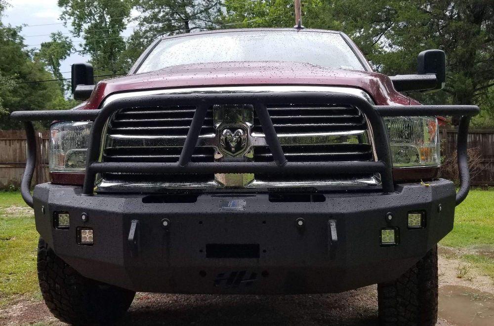  Hammerhead 600-56-0433 Dodge Ram 2500/3500/4500/5500 2010-2018 X-Series Front Winch Bumper Full Brushguard-BetterBumper