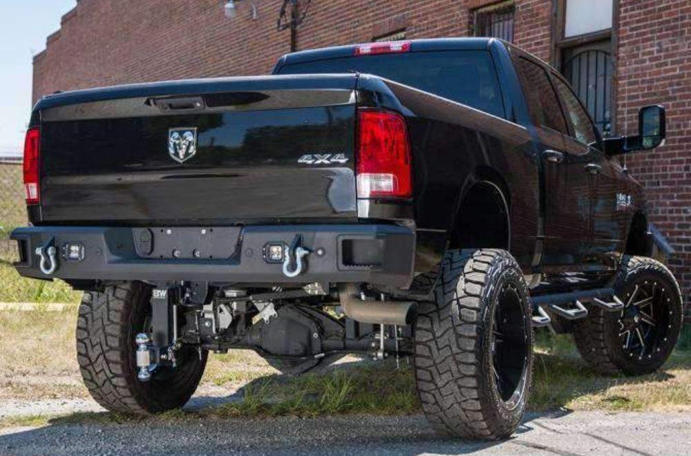  Hammerhead 600-56-0478 Dodge Ram 2500/3500 2010-2018 Flush Mount Rear Bumper with Sensors - BetterBumper