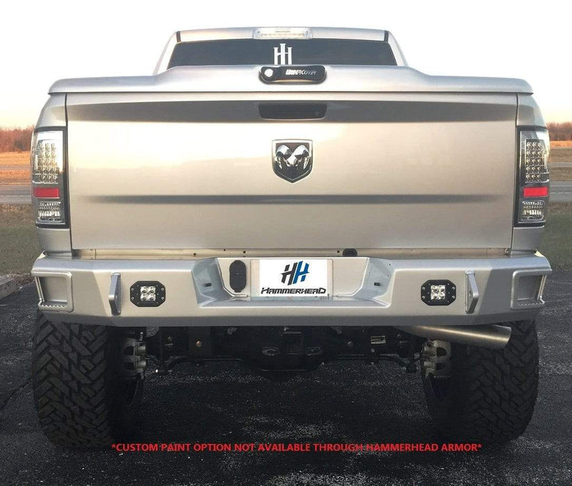  Hammerhead 600-56-0478 Dodge Ram 2500/3500 2010-2018 Flush Mount Rear Bumper with Sensors - BetterBumper