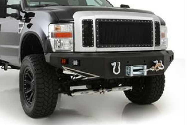 Smittybilt 612830 | M-1 Front Bumper for 2008-2010 Ford F250 / F350 Superduty w/ S4 Spot and Flood Lights