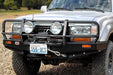ARB 3411050 Toyota Land Cruiser 1990-1997 Front Bumper 80 Series Winch Ready with Grille Guard, Black Finish - BetterBumper.com