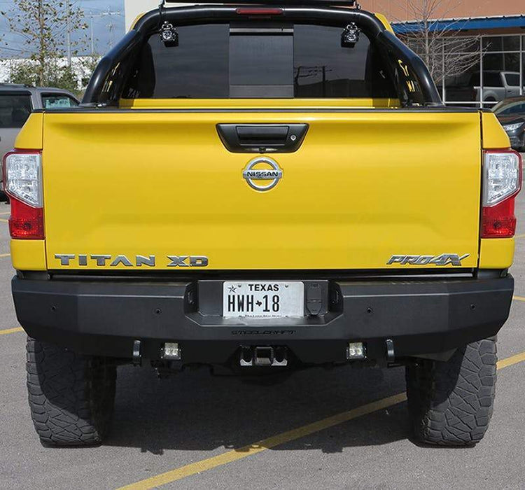 Steelcraft 76-24080 2016-2023 Nissan Titan XD Fortis Rear Bumper - BetterBumper